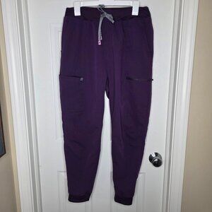 Fabletics Acai Purple Highrise On Call Scrub Jogger Women's Large